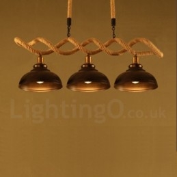 Lampada a sospensione a 3 luci da soffitto