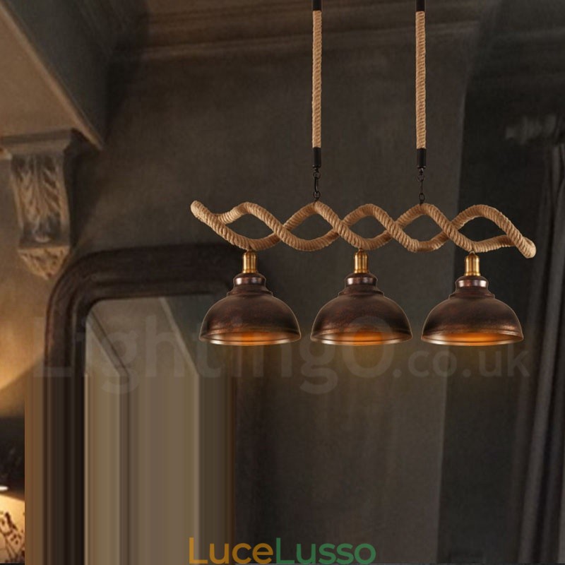 Lampada a sospensione a 3 luci da soffitto