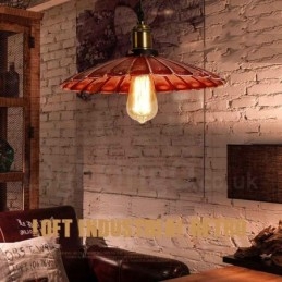 1 luce rustica Lodge retrò vintage lampada a sospensione loft