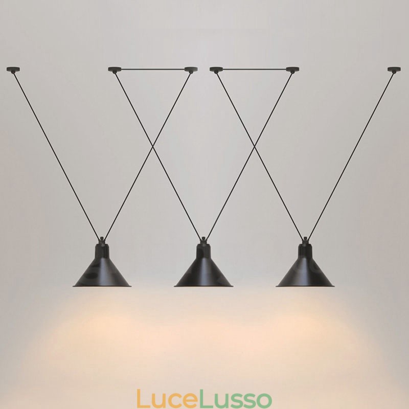 Lampada a sospensione moderna e contemporanea a 3 luci