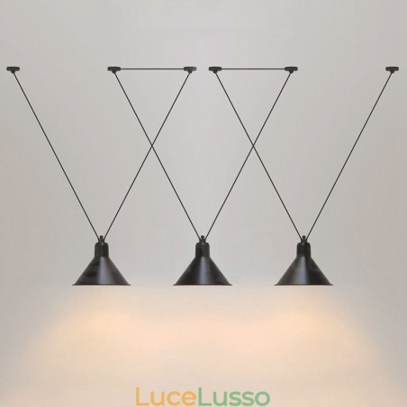 Lampada a sospensione moderna e contemporanea a 3 luci Lampada a sospensione moderna e contemporanea a 3 luci