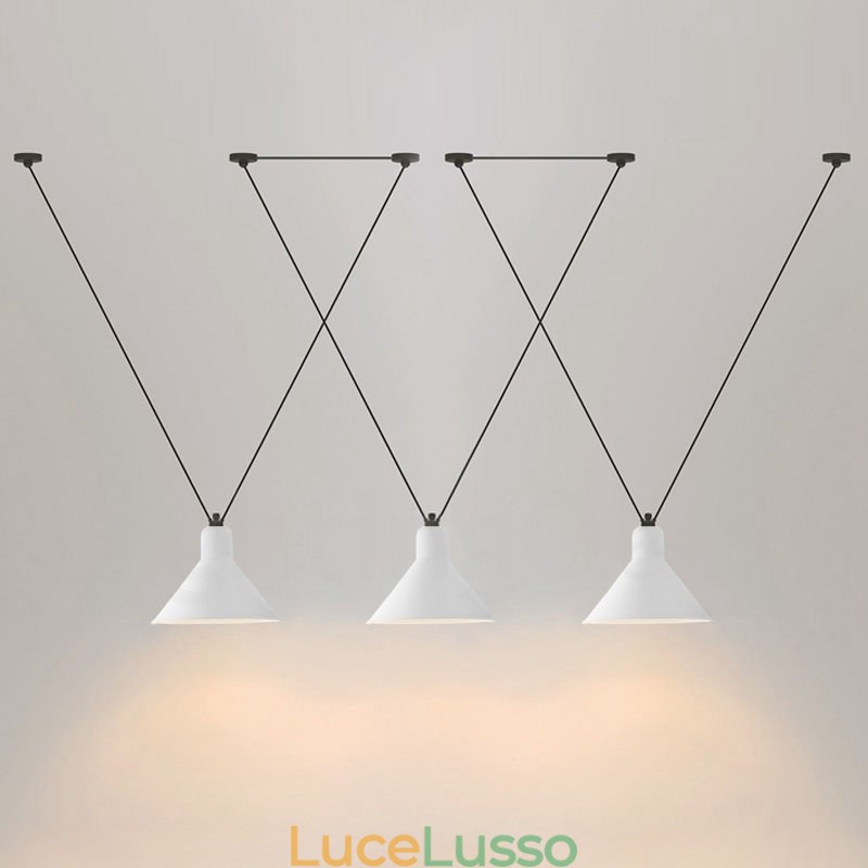Lampada a sospensione moderna e contemporanea a 3 luci