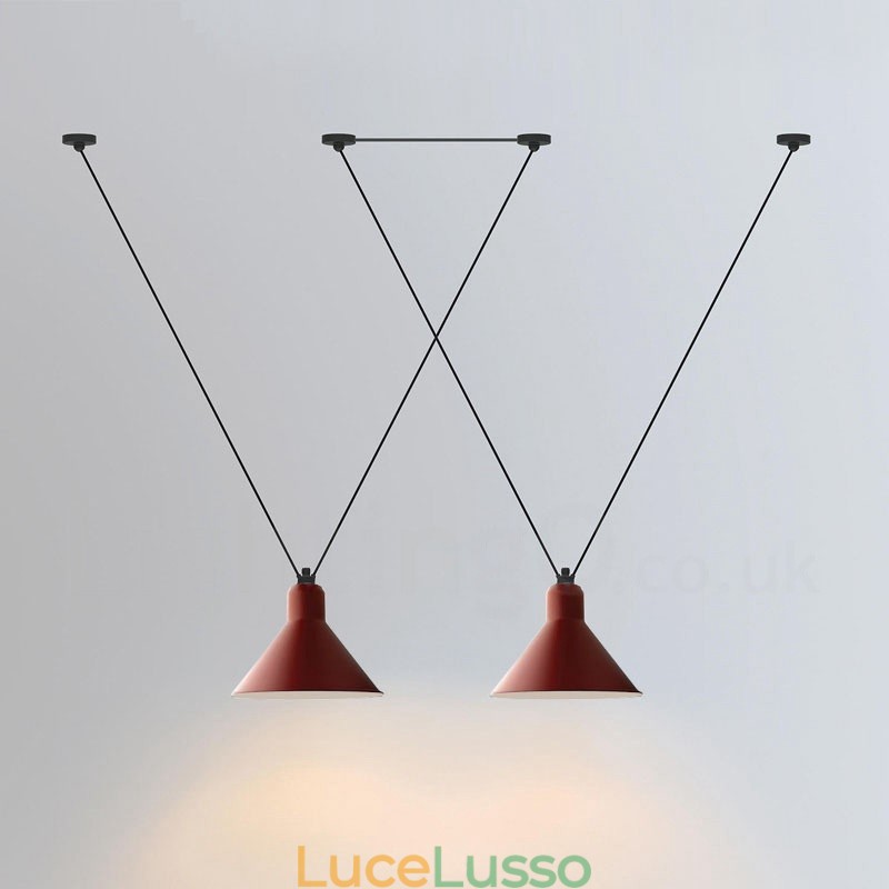 Lampada a sospensione moderna e contemporanea a 3 luci