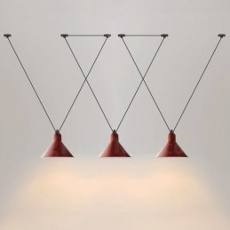 Lampada a sospensione moderna e contemporanea a 3 luci