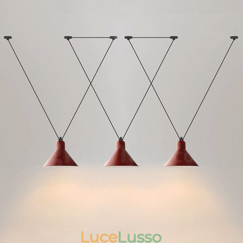 Lampada a sospensione moderna e contemporanea a 3 luci