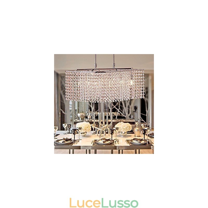 Lampadario Cristallo Moderno Contemporaneo Cristallo