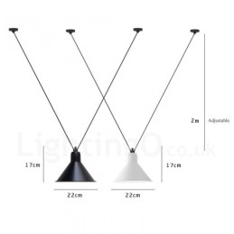 Lampada a sospensione moderna e contemporanea a 3 luci