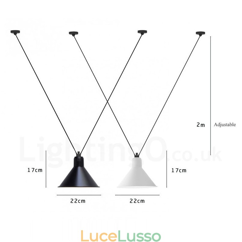 Lampada a sospensione moderna e contemporanea a 3 luci