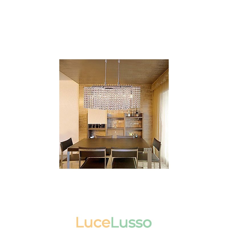 Lampadario Cristallo Moderno Contemporaneo Cristallo