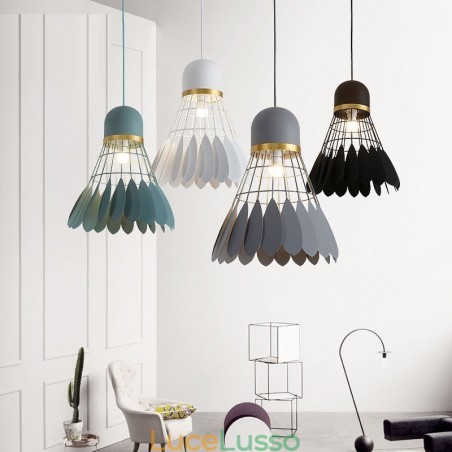 Lampada a sospensione moderna e contemporanea da soffitto con 1 luce Lampada a sospensione moderna e contemporanea da soffitto con 1 luce