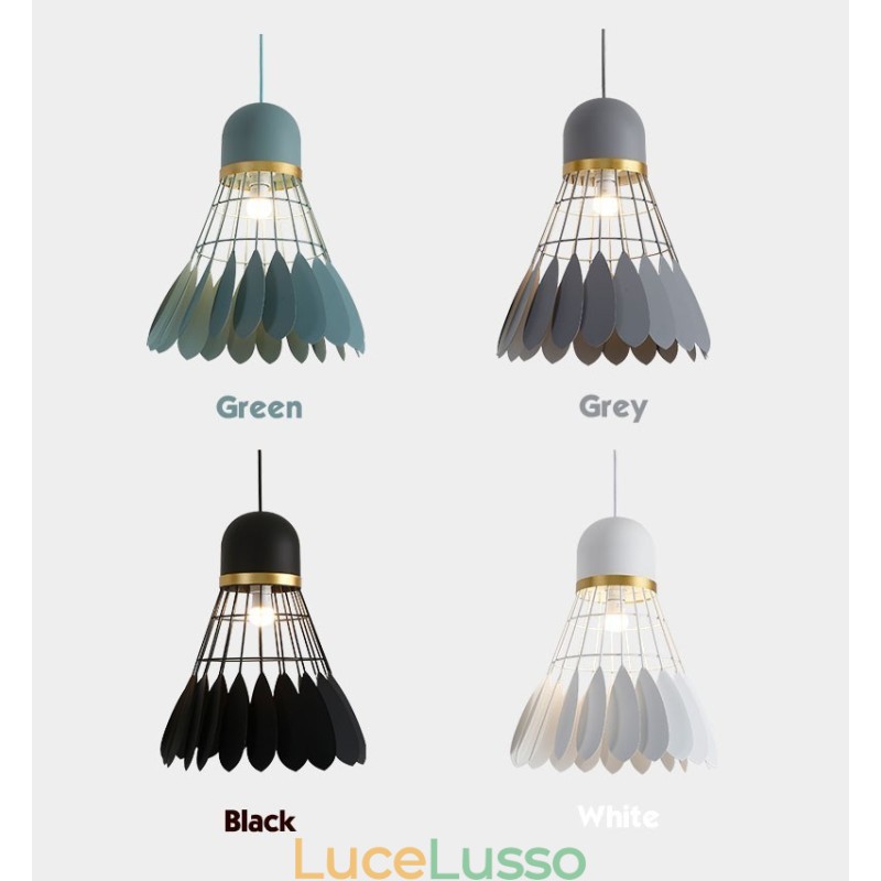 Lampada a sospensione moderna e contemporanea da soffitto con 1 luce