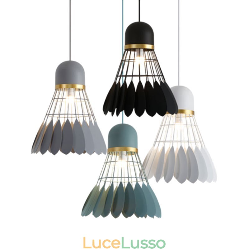 Lampada a sospensione moderna e contemporanea da soffitto con 1 luce