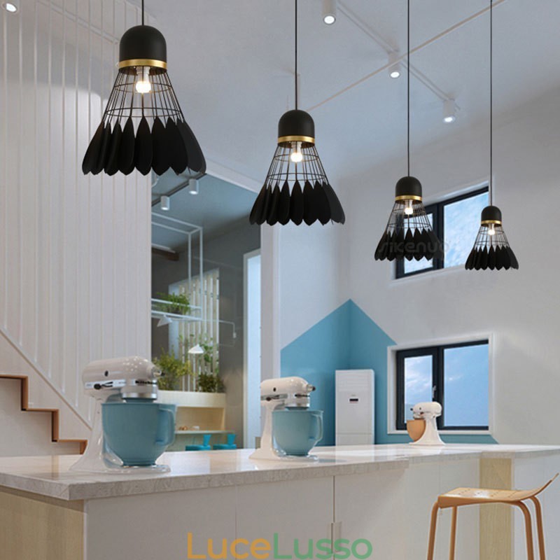 Lampada a sospensione moderna e contemporanea da soffitto con 1 luce