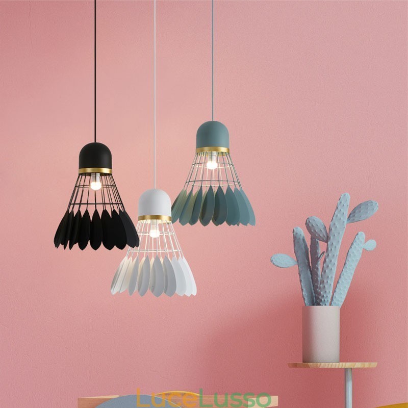 Lampada a sospensione moderna e contemporanea da soffitto con 1 luce