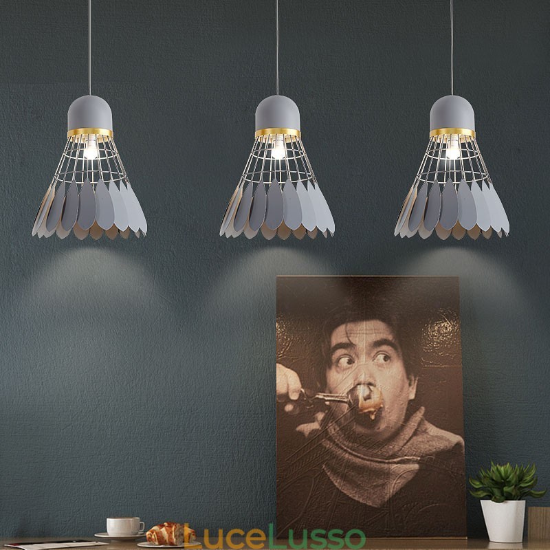 Lampada a sospensione moderna e contemporanea da soffitto con 1 luce