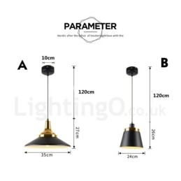 Lampada a sospensione moderna e contemporanea da soffitto con 1 luce