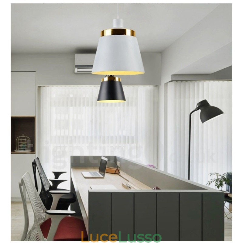 Lampada a sospensione moderna e contemporanea da soffitto con 1 luce