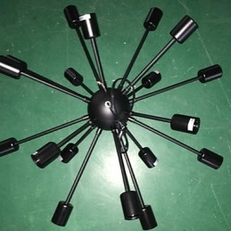 Lampadario minimalista radiale in stile nordamericano a 18 luci