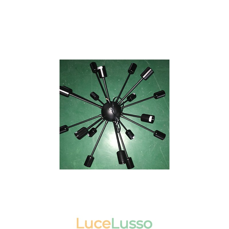 Lampadario minimalista radiale in stile nordamericano a 18 luci