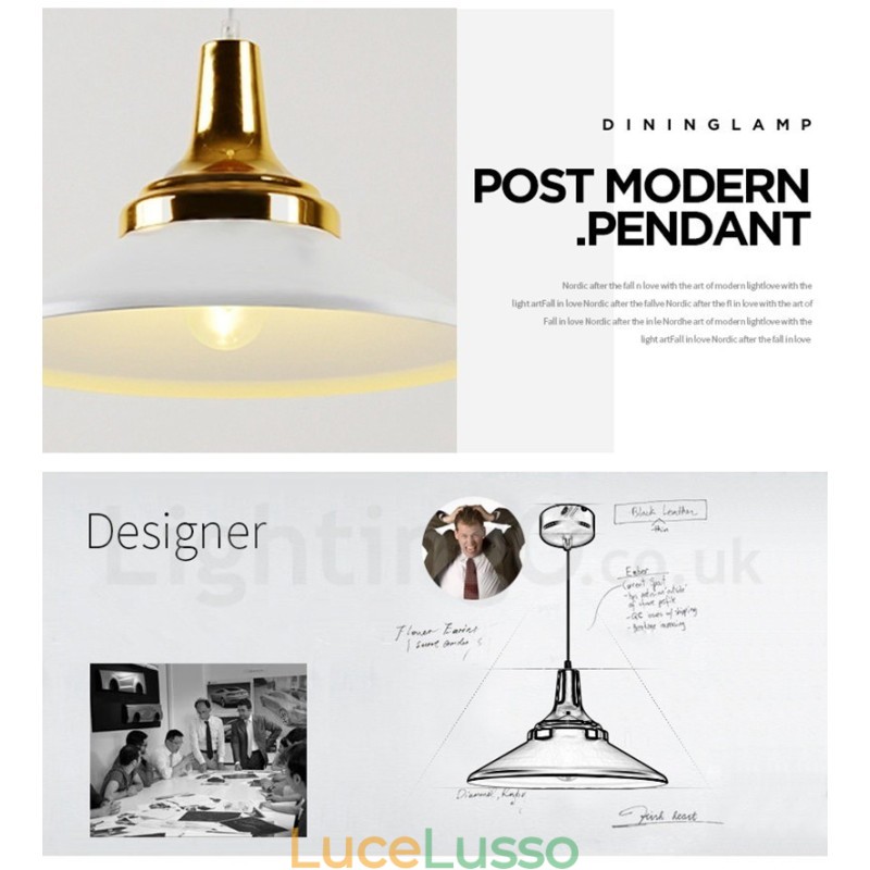 Lampada a sospensione moderna e contemporanea da soffitto con 1 luce