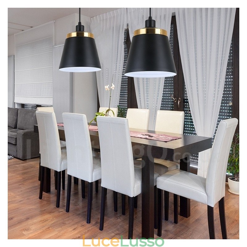 Lampada a sospensione moderna e contemporanea da soffitto con 1 luce