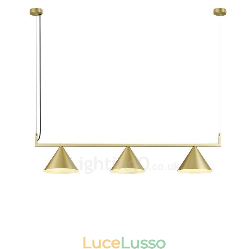 Lampada a sospensione moderna e contemporanea a 3 luci