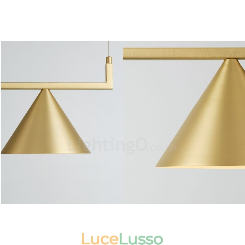 Lampada a sospensione moderna e contemporanea a 3 luci