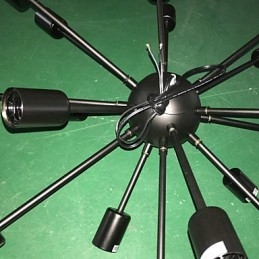 Lampadario minimalista radiale in stile nordamericano a 18 luci