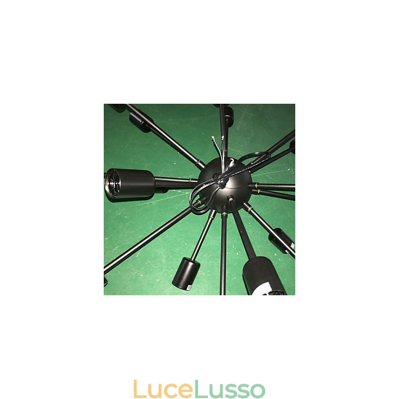 Lampadario minimalista radiale in stile nordamericano a 18 luci