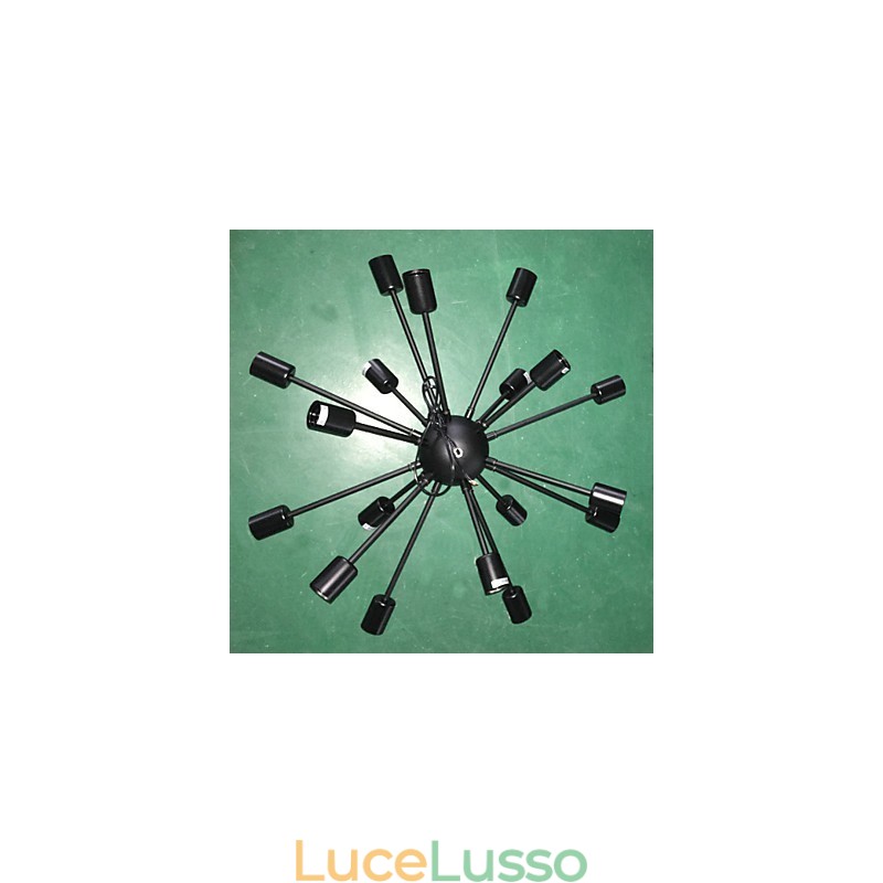 Lampadario minimalista radiale in stile nordamericano a 18 luci