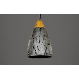 Lampada a sospensione moderna e contemporanea in cemento da 1 luce
