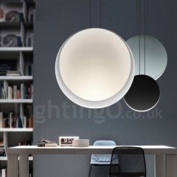 Lampada a sospensione moderna e contemporanea in cemento da 1 luce