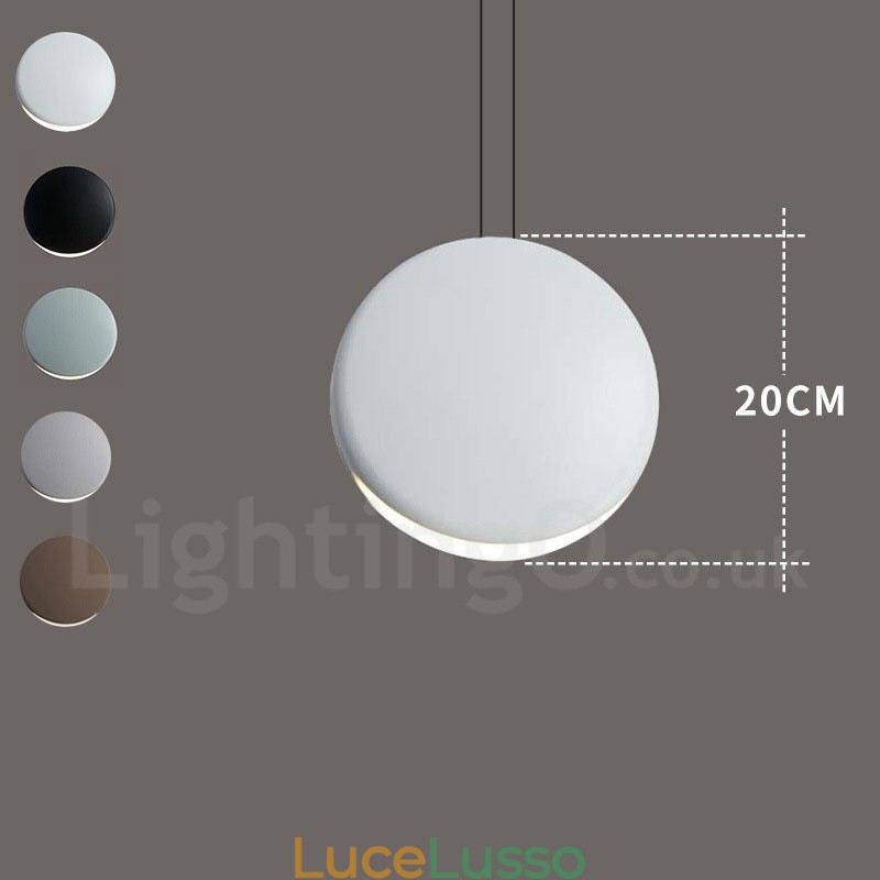 Lampada a sospensione moderna e contemporanea in cemento da 1 luce
