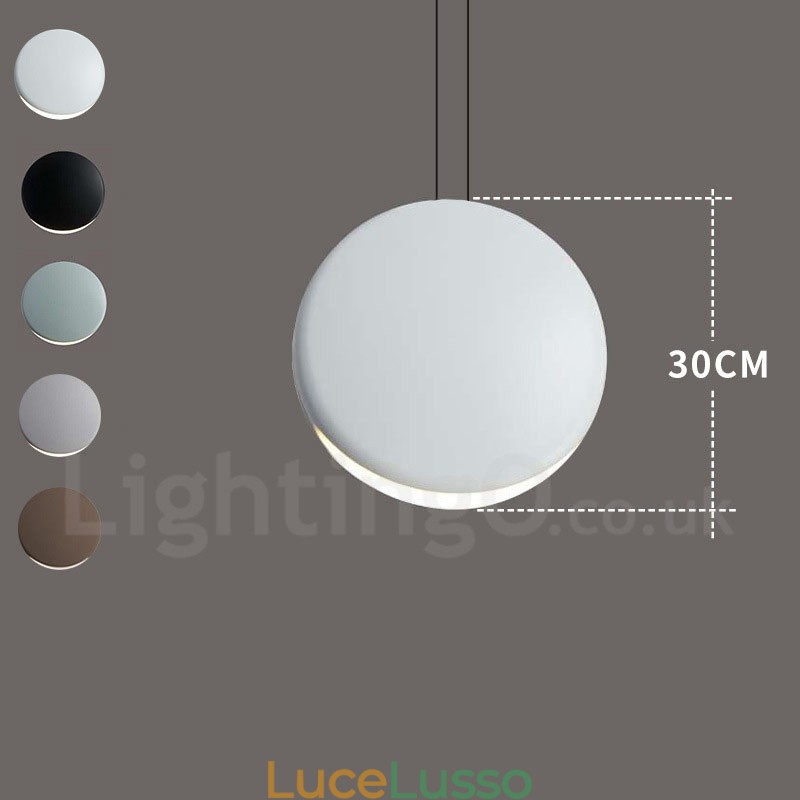 Lampada a sospensione moderna e contemporanea in cemento da 1 luce