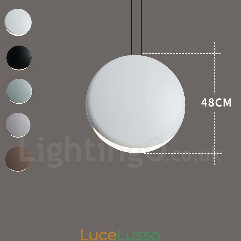 Lampada a sospensione moderna e contemporanea in cemento da 1 luce