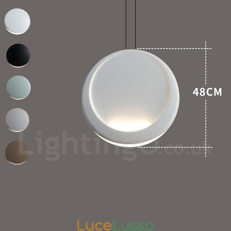 Lampada a sospensione moderna e contemporanea in cemento da 1 luce