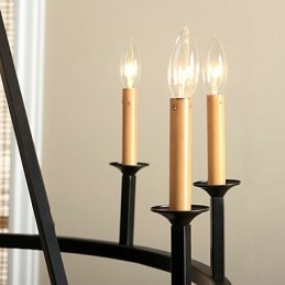Lampadario in metallo dipinto in stile Country Mini