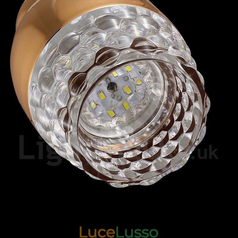 Lampada a sospensione moderna contemporanea in lega di alluminio a 1 luce con paralume in acrilico