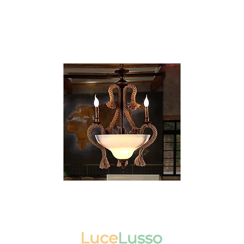 Lampadario Mini Stile Moderno Contemporaneo Metallo