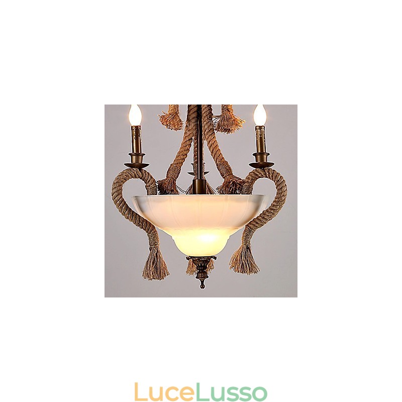 Lampadario Mini Stile Moderno Contemporaneo Metallo