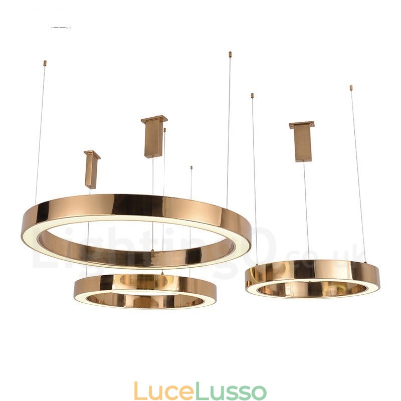 Lampada a sospensione moderna contemporanea in acciaio a 1 luce con paralume in acrilico