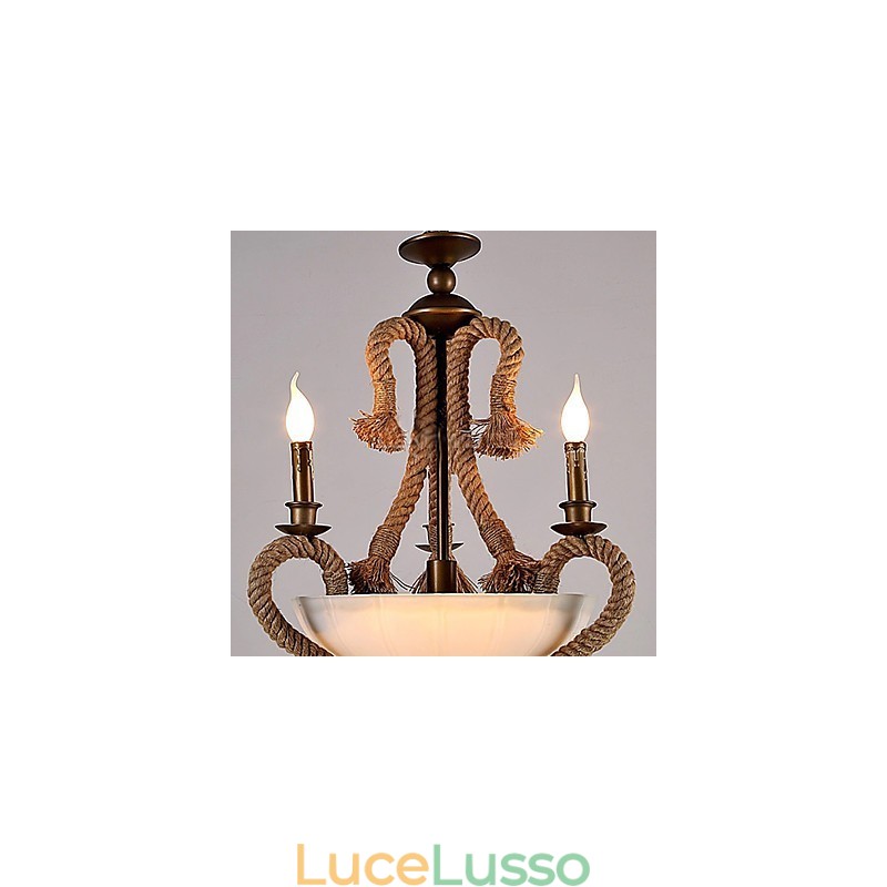 Lampadario Mini Stile Moderno Contemporaneo Metallo