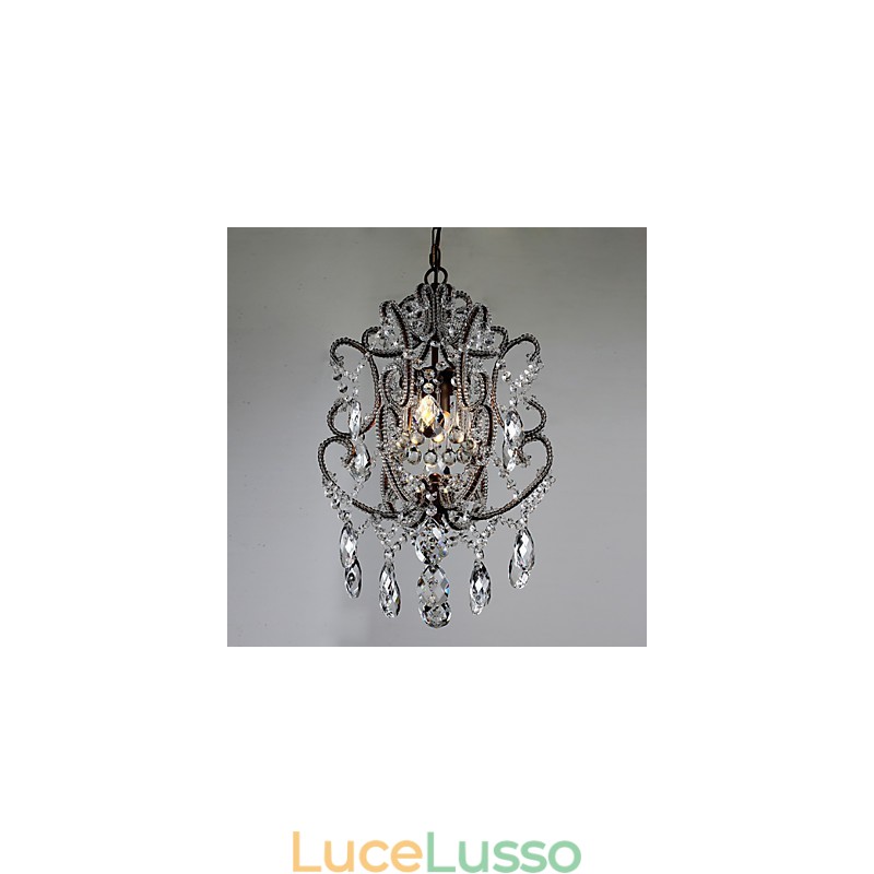 Lampadario moderno Design Lampadario vintage Lampadario in cristallo Loft Lampada a sospensione Lustre