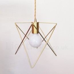 Lampada a sospensione moderna contemporanea in acciaio con paralume a 1 luce