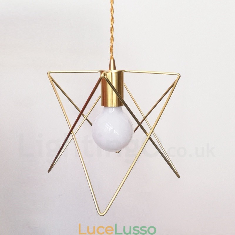 Lampada a sospensione moderna contemporanea in acciaio con paralume a 1 luce
