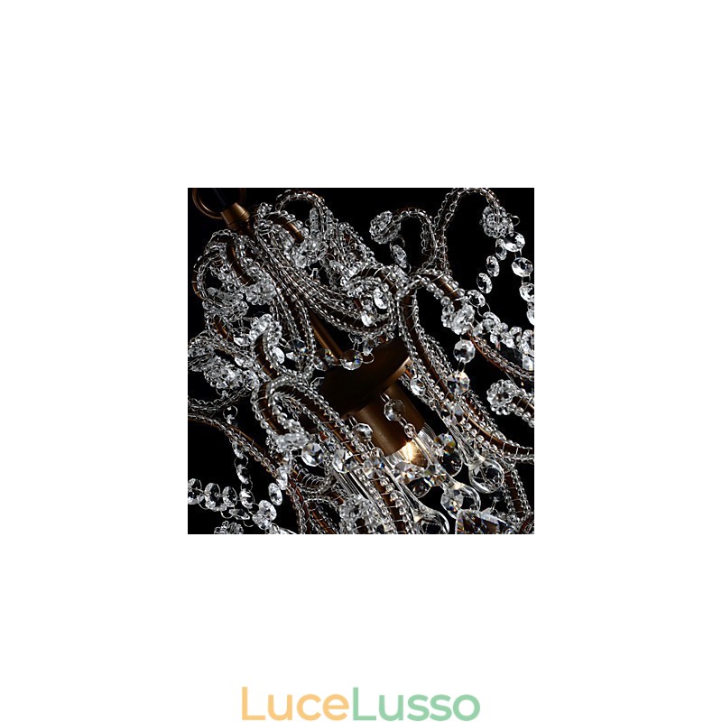 Lampadario moderno Design Lampadario vintage Lampadario in cristallo Loft Lampada a sospensione Lustre