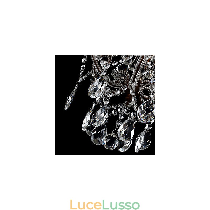 Lampadario moderno Design Lampadario vintage Lampadario in cristallo Loft Lampada a sospensione Lustre