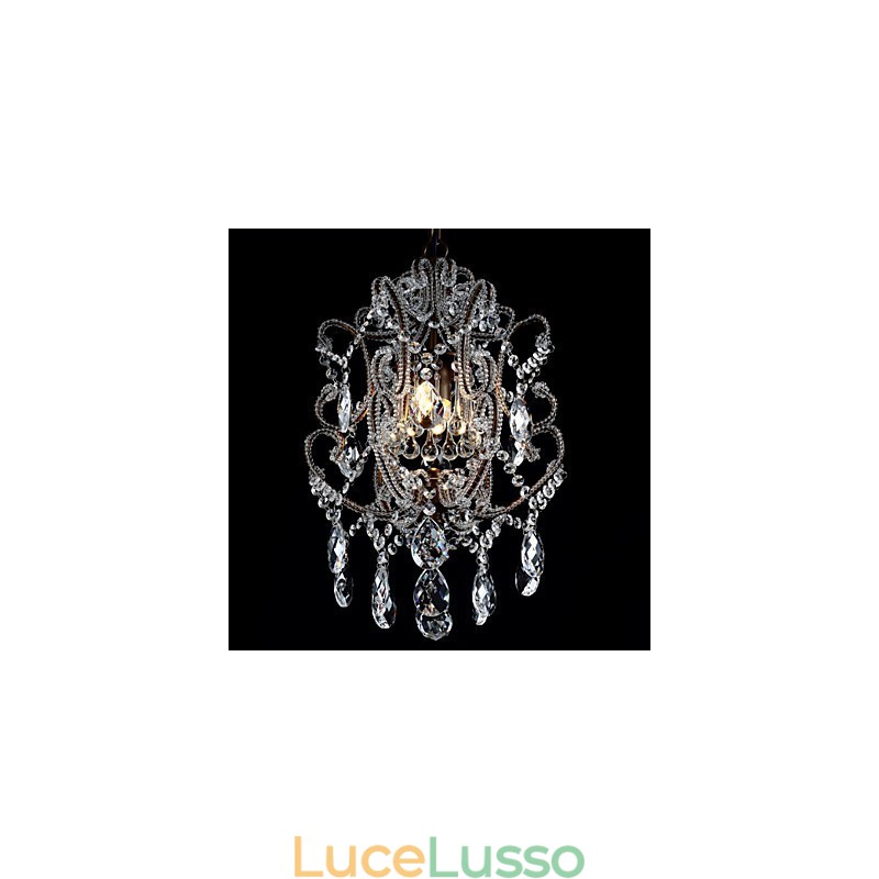 Lampadario moderno Design Lampadario vintage Lampadario in cristallo Loft Lampada a sospensione Lustre