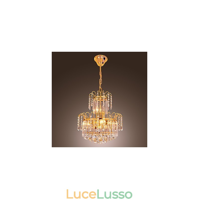 Lampadario di cristallo di lusso con 7 luci