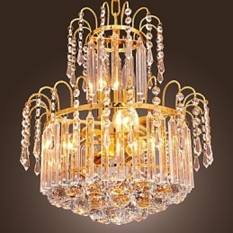 Lampadario di cristallo di lusso con 7 luci